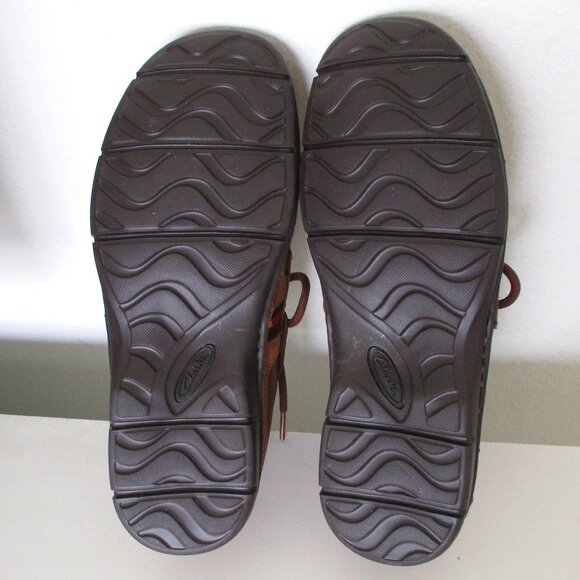Clarks XTR Lite Mens Tan Nubuck Lace-up Active Casual Loafer NWOB - Size 7M - Picture 9 of 9